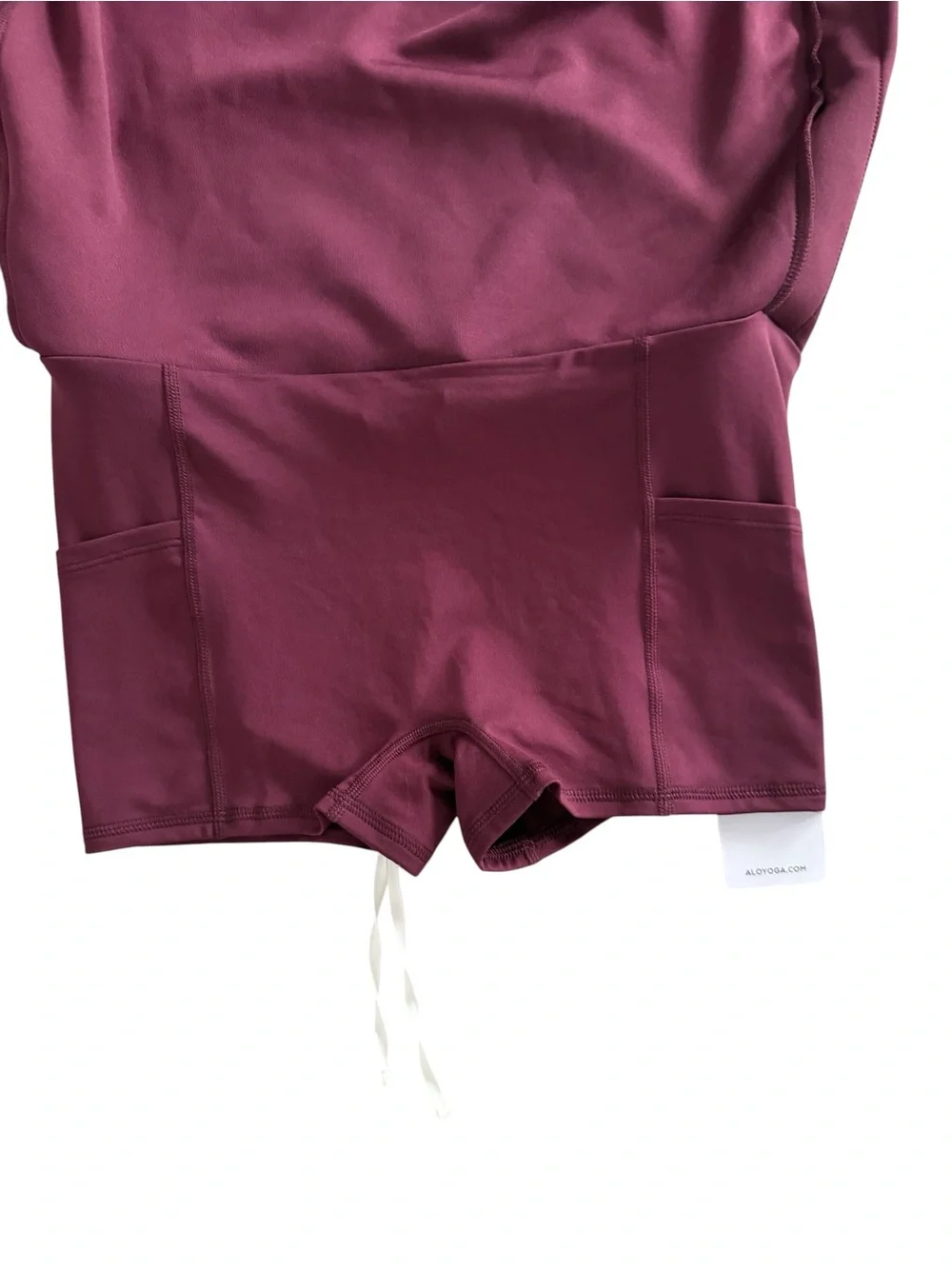 Alo Yoga Track Star Mini Skirt in Limited Burgundy Women’s Size Small